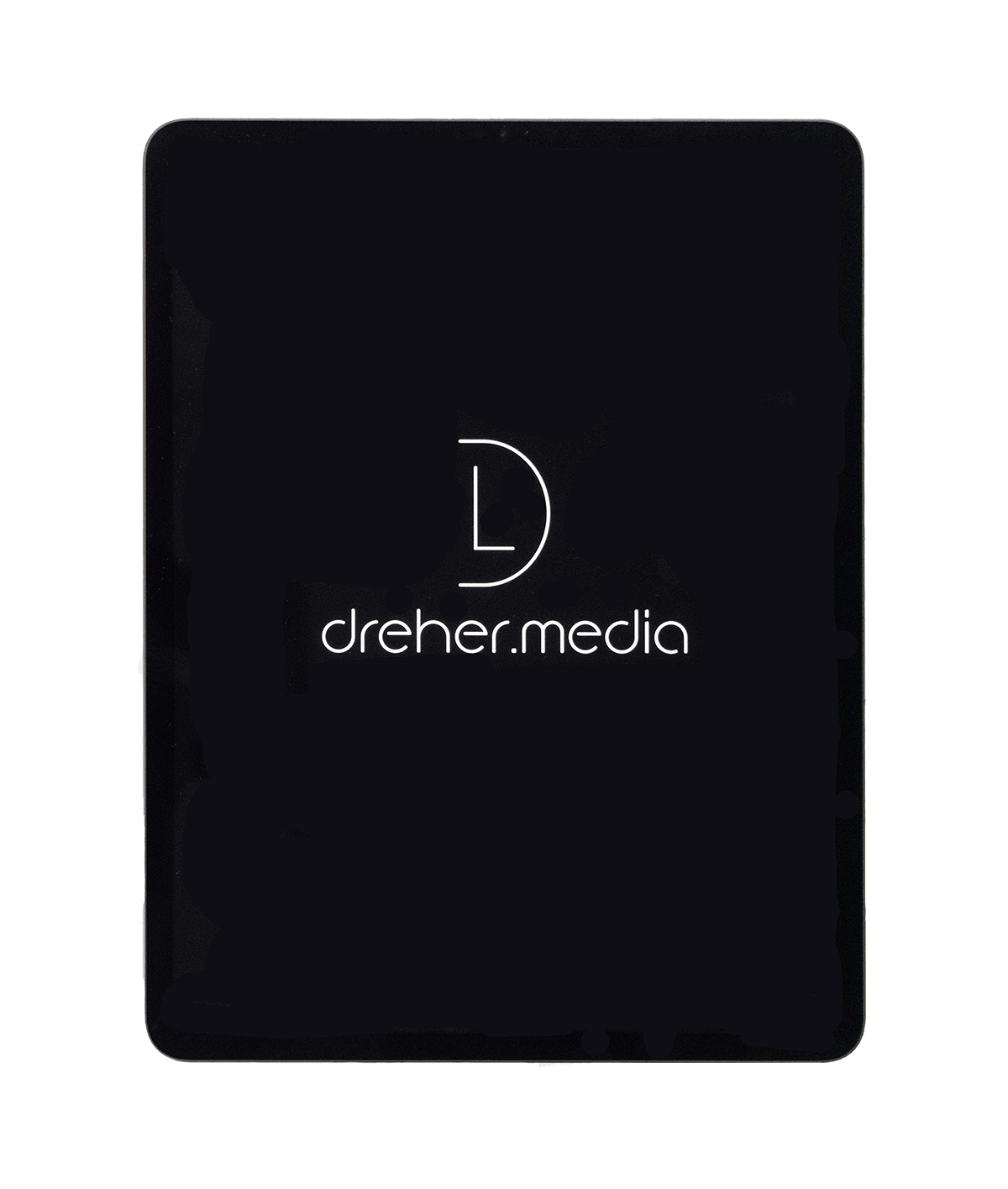 Dreher.Media Logo auf iPad